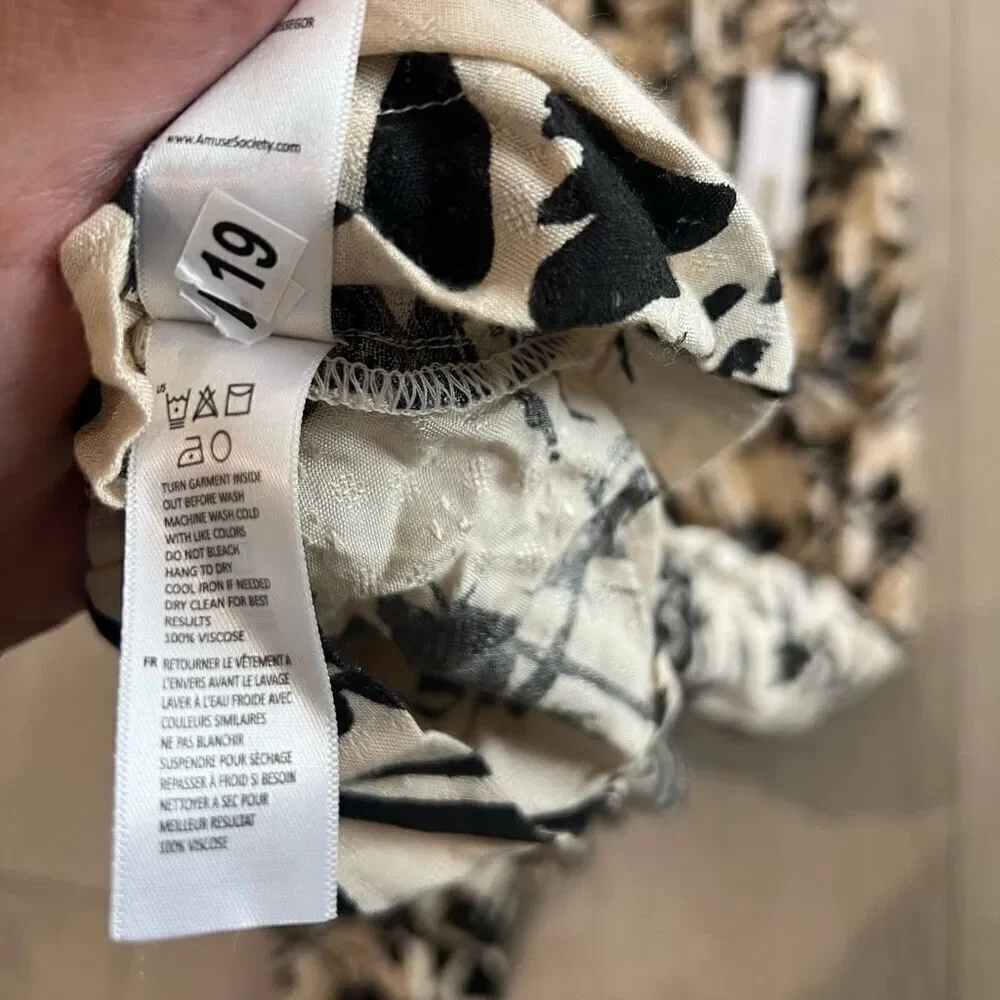AMUSE SOCIETY la la land woven pant size xs